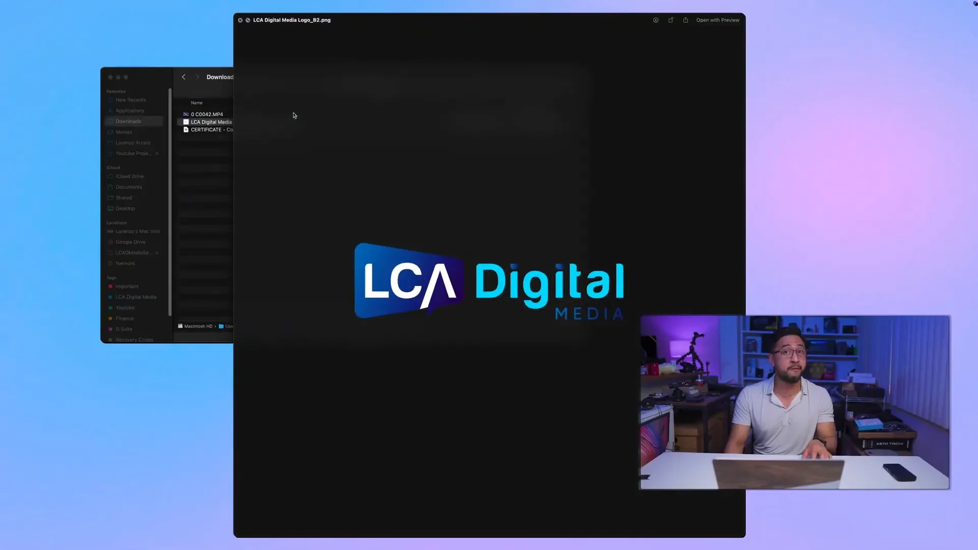macOS Quick Look preview of a file
