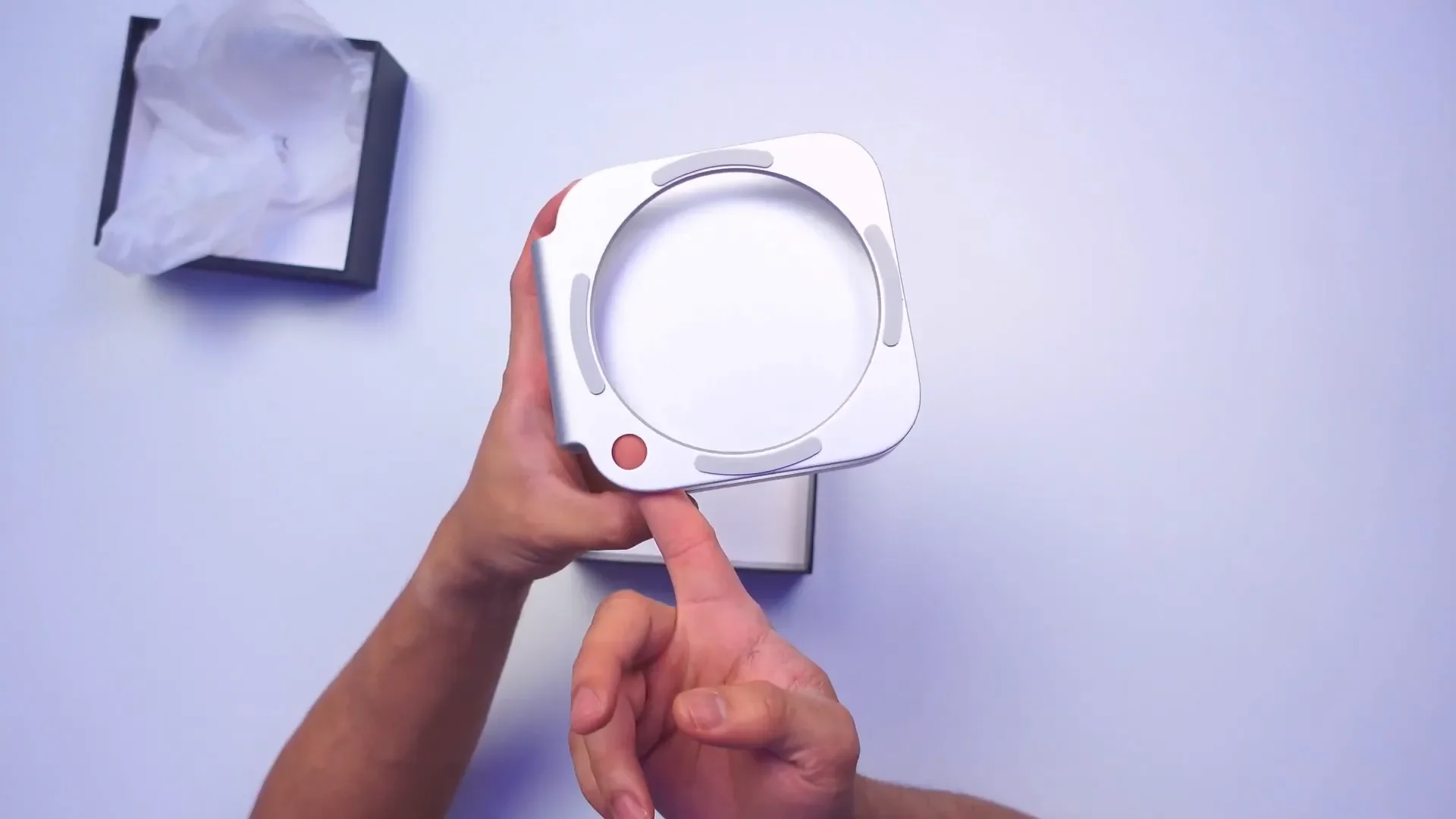 Power Button Design on Quizlab Stand Hub