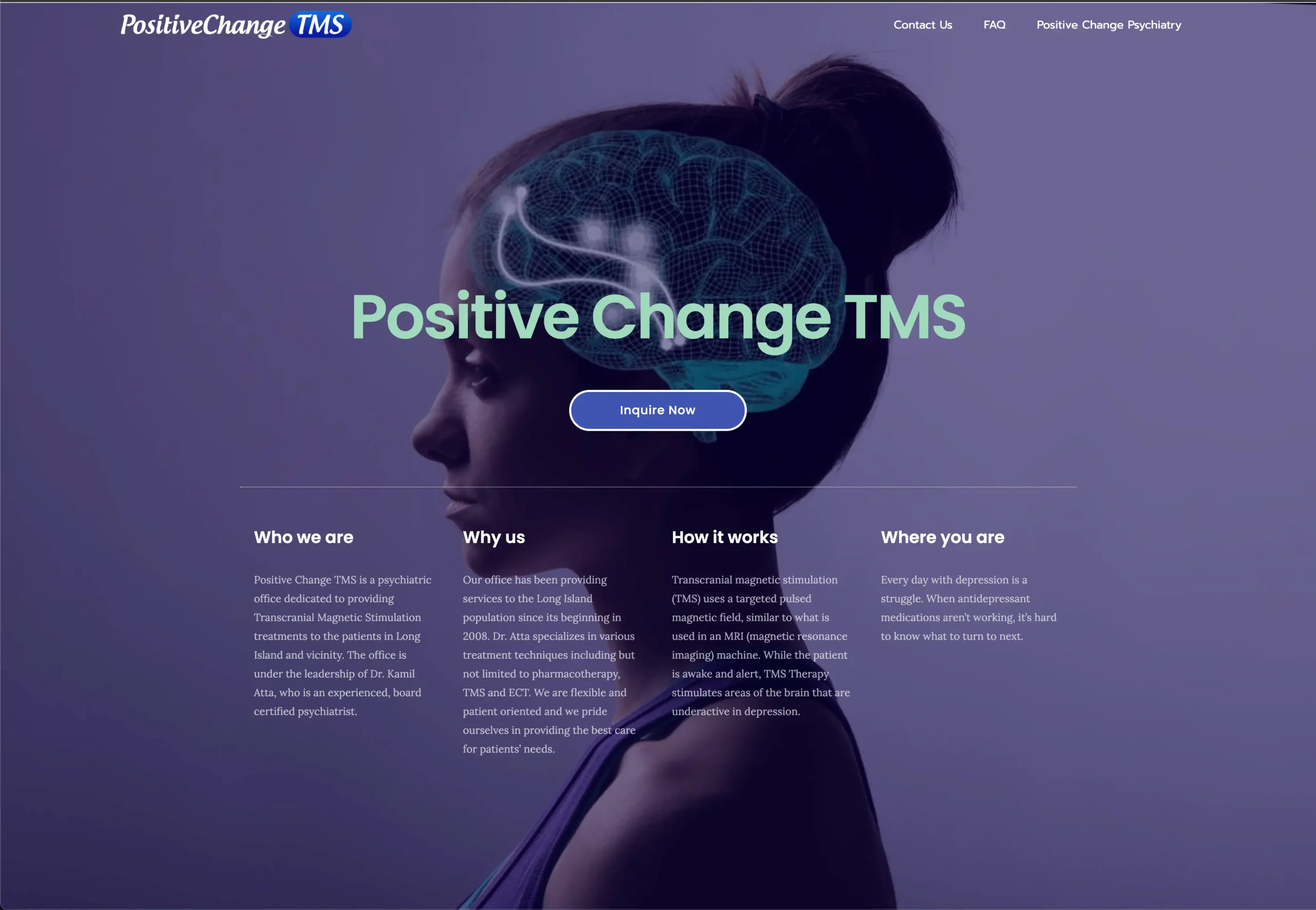 Positive Change TMS Homepage scaled