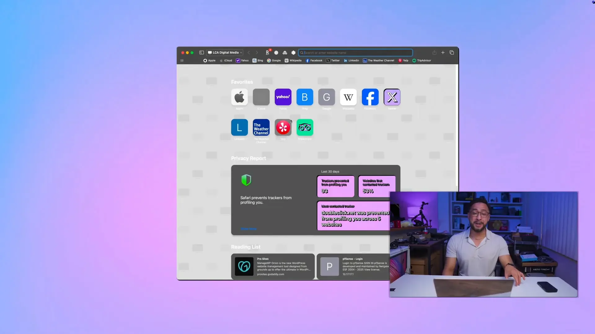 macOS Safari window maximized without full screen